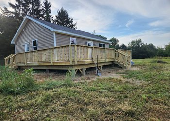 Partial Wrap Around Deck
