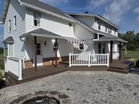 Timbertech decking, dark cocoa